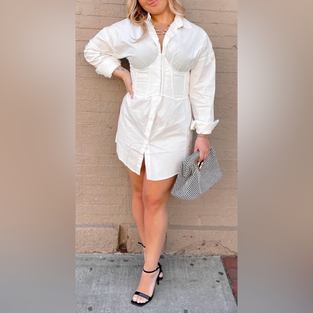 White Dress with Corset